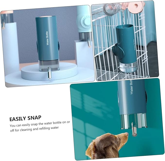 Happyyami Automatic Pet Water Dispenser Hanging and Cats Easy Installation Suitable for Cages and to Clean Water Anytime