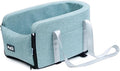 Dog Console Car Seat, Pet Car Booster Seat, Center Console Doggie Seat, Armrest Booster Seat, Travel Bags for Dogs Cats, Washable Dog Cat Booster Seat, for Dogs Cats Dog Car Seat Pet Supplies(Green)