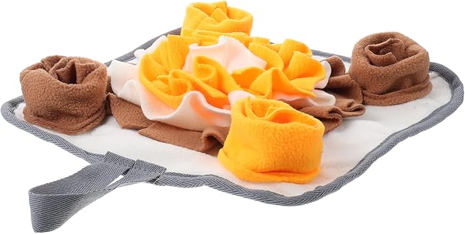 Little Pet Snuffle Mat for Small Animals Interactive Nose Work Feeding Pad for and Hamsters Fleece Material to Prevent Obesity and Encourage Healthy Activity