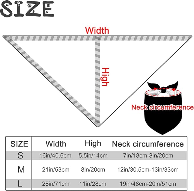 Custom Dog Bandana Personalized Dog Bandanas with Name Logo Customized Cat Neckwear Pet Scarf Triangle Bibs for Small Medium Large Dogs Cats Pets Solid
