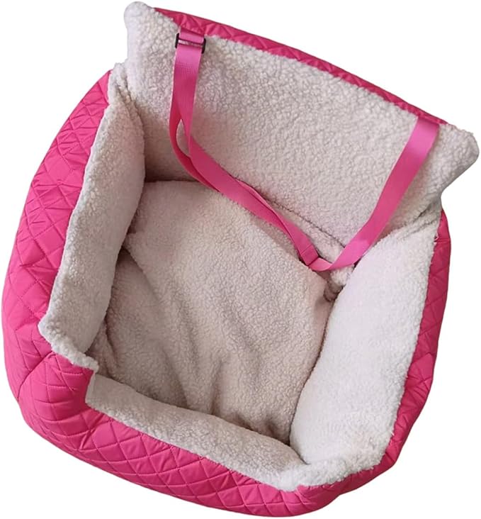 Safe Pet Car Seats Including Storage Pockets and Adjustable Strap for Secure Transport of Small to Media Breed Dogs Small Dog