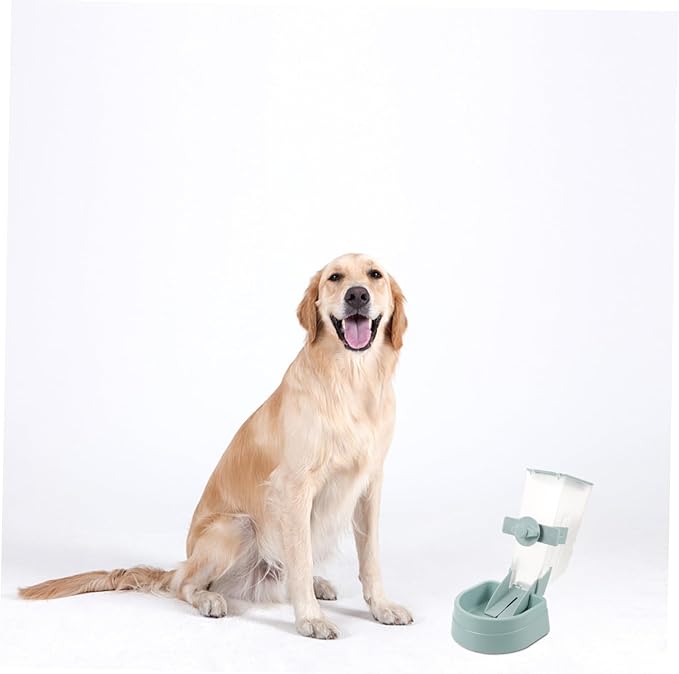 HANABASS Automatic Pet Feeder Hanging Dog Bowl for Cage Removable and Easy to Clean Prevents Messy Eating for Dogs and Puppies