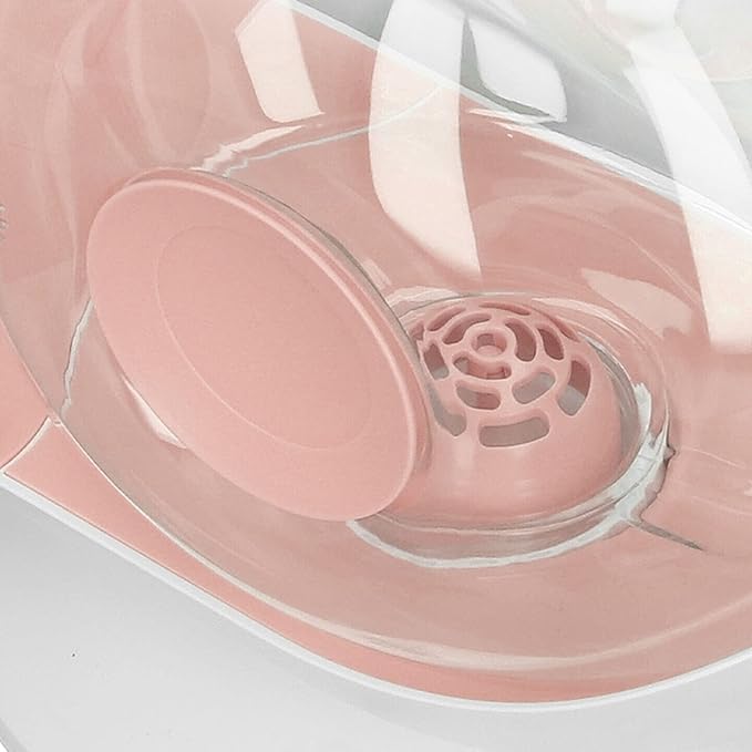 Pet Water Dispenser Bowl, Pet Water Dispenser Snail Shape Automatic Transparent 2.8L Large Capacity Drinking Fountain for Dogs Cats (Pink)
