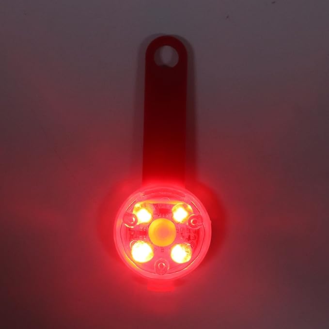LED Light for Dog Collar, IPX7 Waterproof LED Light for Pet Collar USB Rechargeable Dog Lights Pendant Light with 3 Light Modes