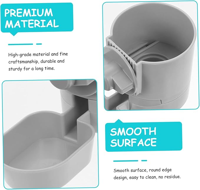 Hanging Water Feeder for Cats Dogs Automatic Pet Drinking Bowl with Bottle Design Easy to Clean Suitable for Rabbits and Animals for Busy Pet Owners