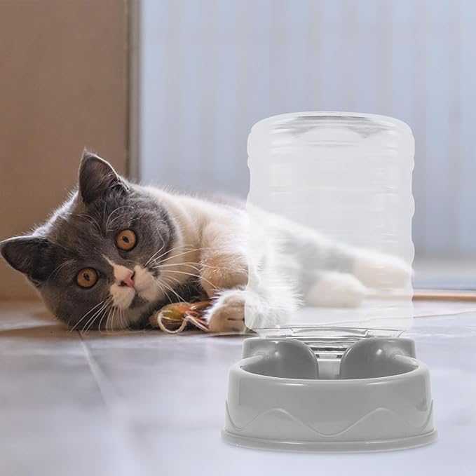 Automatic Pet Water Fountain Dispenser Non- Pet Water Bowl for Cats and Dogs and Compact Design for Indoor Use Easy to Refill and Maintain