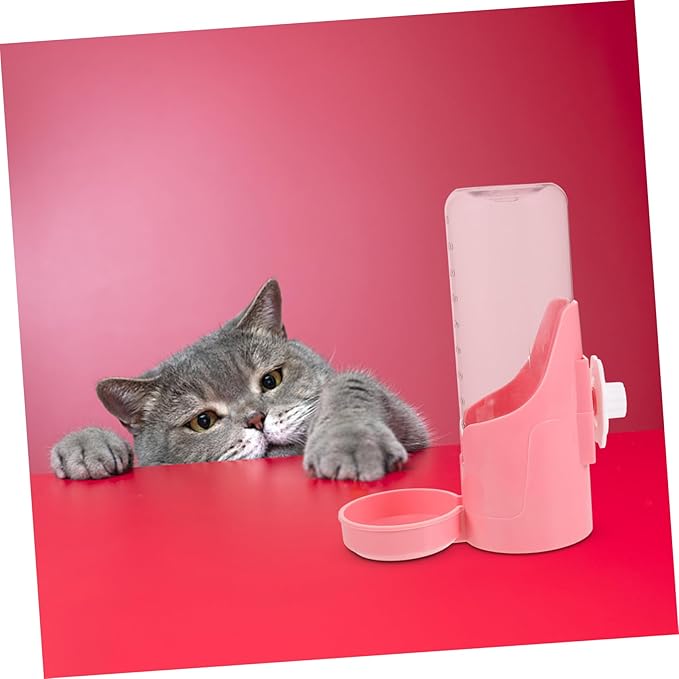 Pet Dog Water Feeder Convenient Hanging Drinking Device for Pets Automatic Water Dispenser Leak Design for Cages and Crates Elegant