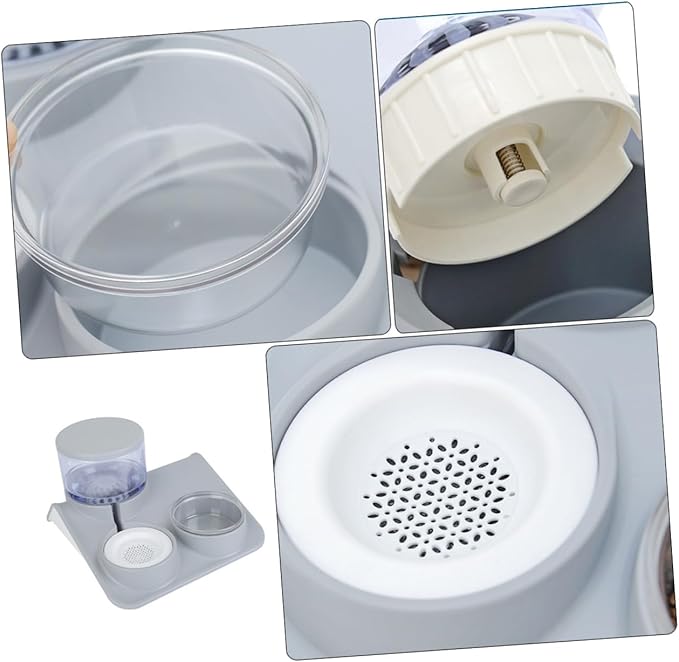 TOYANDONA 1pc Automatic Pet Water Feeder Food Bowl Dual-use Design for Cats and Dogs Material Convenient Water Dispenser Fresh Refill System