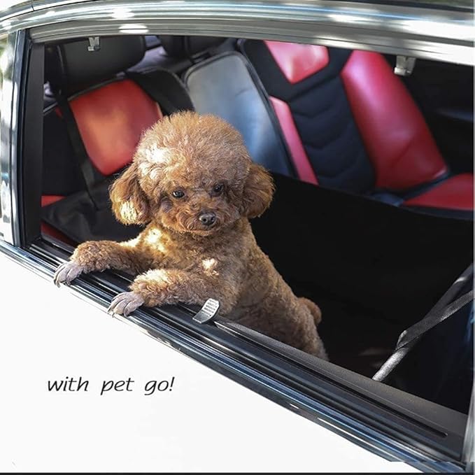 XIXIXIAN Pet Car Booster Seat for Dog Cat Portable and Breathable Bag with Seat Belt Dog Carrier Safety Stable for Travel