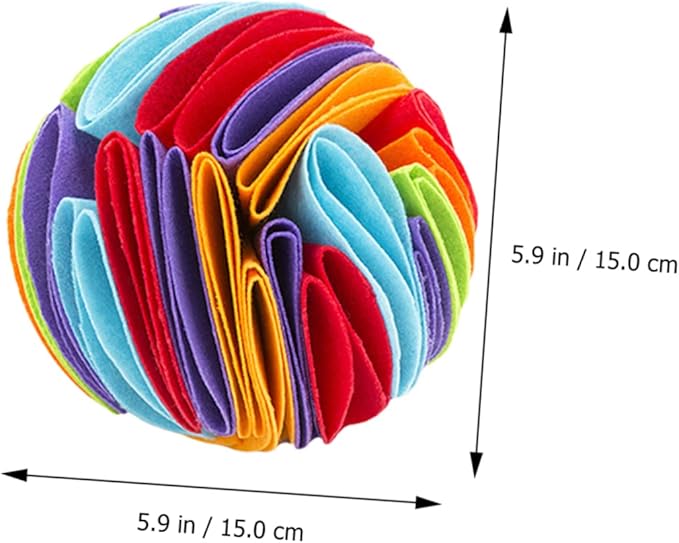 FRCOLOR 4pcs Pet Sniff Chewing Toy for Dogs Encourages Natural Foraging Skills Felt Material for Interactive Play and Reducing Boredom