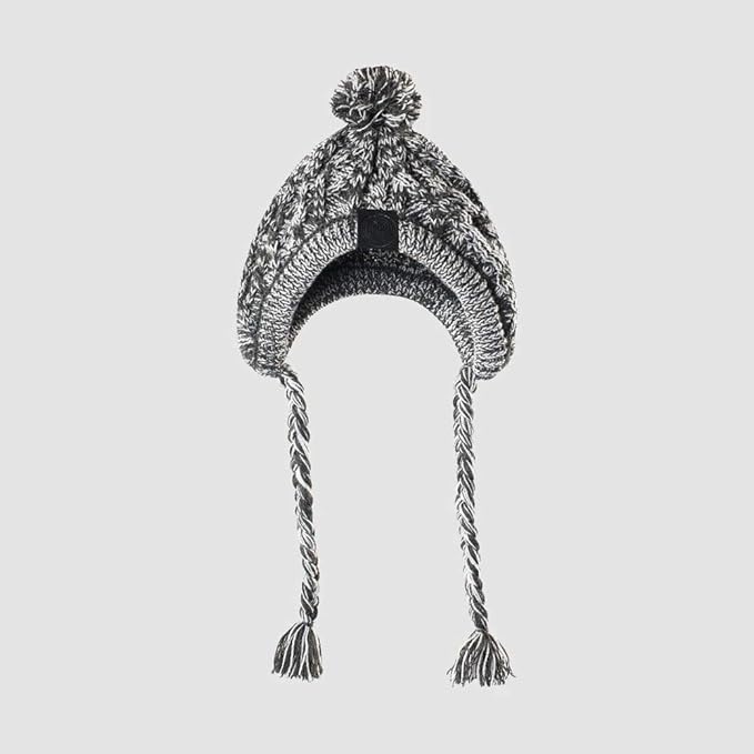 Winter Dog Hat,Knitting Wool Cap,Warm Pet Head Wear with Long Braid Puppy’s Head Accessorie (M)