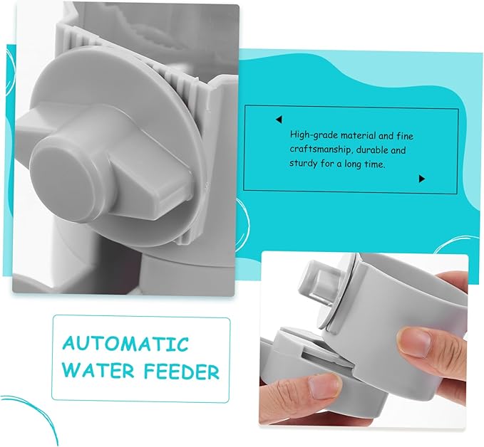 TOYANDONA Pet Water Fountain Feeder Multi-Function Hanging Dispenser for Cats Dogs Easy No Leak Pet Care Tool