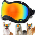 Dog Sunglasses,Doggles Anti-UV Protection,Pet Sunglasses with Adjustable Strap,Suitable for Motorcycle Car Driving Bike Riding Hiking Swimming Wind Dust Fog Dog Eye Protection