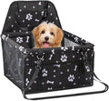Dog Car Seat Vehicle Carrier Bag for Cats and Dogs Portable Puppy Booster,Washable Foldable Pet Travel Carrier Cage with Breathable Design, Safety Lock, and Scratch-Resistant 600D Oxford Cloth
