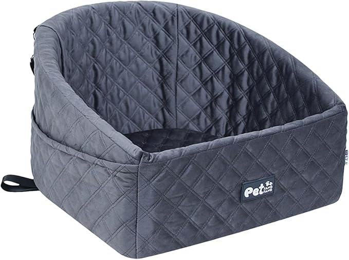Genérico Car Seat for Small Dogs, Washable and Portable Travel Bed - Dog Bed Riser in Back Seat, for Home and Indoor Use, Long Travel