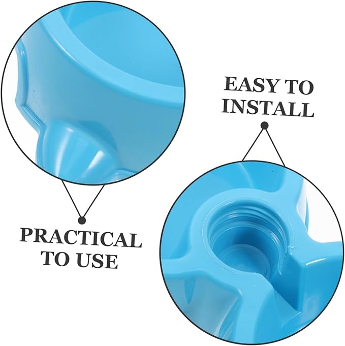 MERRYHAPY Elevated Double Dog Cat Bowls No-Spill Water Dispenser for Dogs Portable Feeder Auto Waterer for Cats and