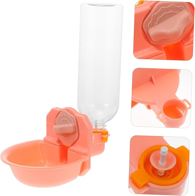 Hemoton Automatic Pet Water Dispenser Cat and Dog Water Feeding Bowl Bright Color Design Durable and Practical for Home Use No-Spill Feature for Pet Owners