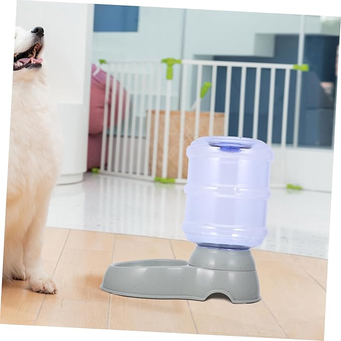 Toyvian Large Capacity Automatic PET Water Dispenser Self-Filling Dog and Cat Water Bowl Gravity Watering System for Outdoor Use PET Watering Bowl