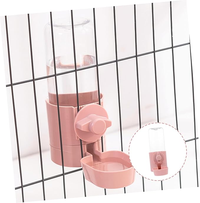 1Pc Hanging Pet Water Feeder Automatic Dog Cat Water Dispenser Compact Material Easy Portable for Pets