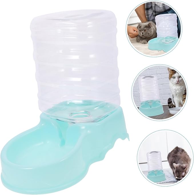 Sturdy Pet Water Fountain Cat Dog Water Dispenser Feeder Bowl Easy to Fill