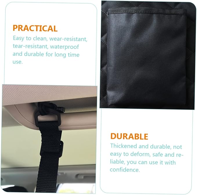 POPETPOP Dog Car Seat Cushion Thickened Non-Slip for Dogs Washable Storage Feet