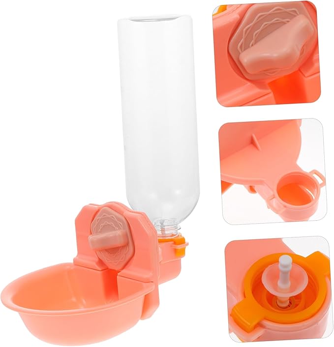 SUPVOX Pet Water Dispenser Feeder Bowl Large for Dogs Cats Birds Automatic Pet Feeder Unique Design