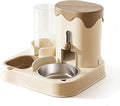 Pet Feeder, cat and Dog Food Bowl, pet Feeding and Drinking All-in-one Machine.