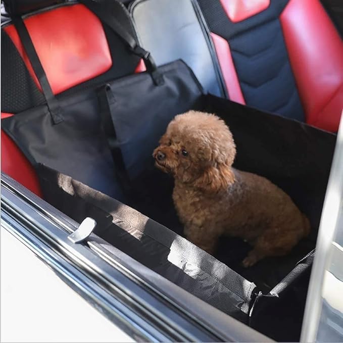XIXIXIAN Pet Car Booster Seat for Dog Cat Portable and Breathable Bag with Seat Belt Dog Carrier Safety Stable for Travel