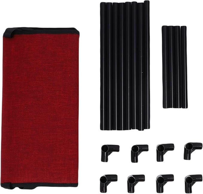 Ymiko Large Capacity Water Proof Dog Car Seat, Foldable, Portable Pet Car Seat, with Premium Oxford Fabric PVC Materials, for Travel, Indoor and Outdoor Use (Red)