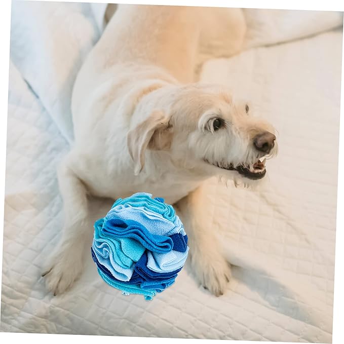 VICASKY Upgraded Sniffing Ball for Dogs Interactive PET Feeding Toy Slow Eating Ball Food Leakage Feature for Training and Playtime