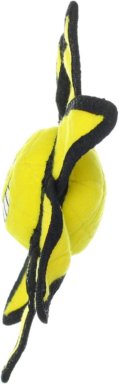 TUFFY® - World's Tuffest Soft Dog Toy - Alien - Multiple Layers. Made Durable, Strong & Tough. Interactive Play (Tug, Toss & Fetch). Machine Washable & Floats. (Ball Jr Sun, Large 2 Pack)