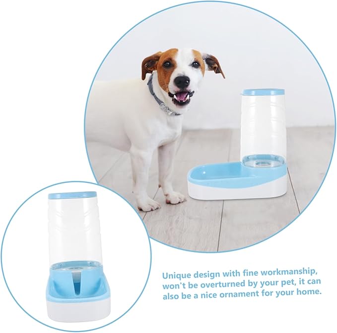 Automatic Pet Water Dispenser with Smooth Surface Cats and Rabbits Capacity Compact and Portable Water Bowl for Home Use