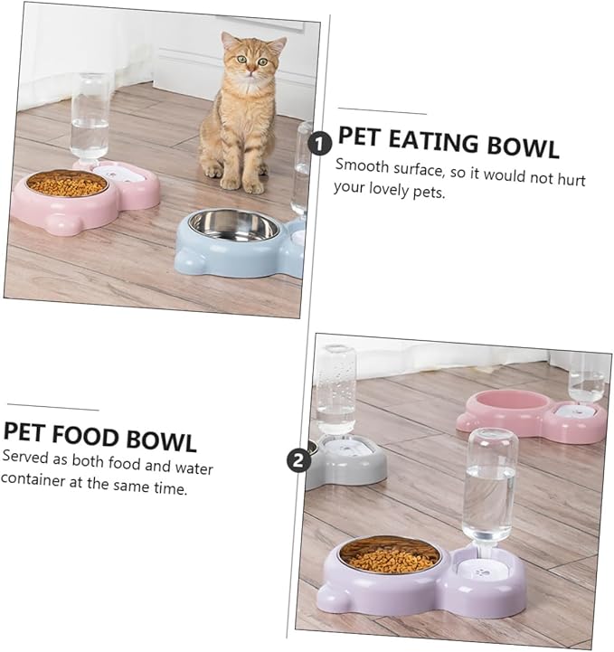 BESPORTBLE Pet Food and Water Bowl Cat Dog Feeder Water Feeder Elevated Pet Bowl Safe Eco-Friendly
