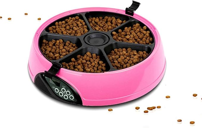 Plastic Green Dog Automatic Feeder Diet Machine Automatic Supply Translucent Cat Mobile Feeding 1.5L Portable