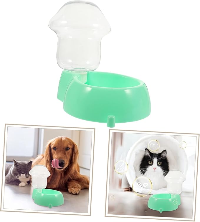 1set Automatic Pet Water Feeder Portable Plastic Water Dispenser for Dogs and Cats Easy to and Lightweight for Home and Outdoor Use