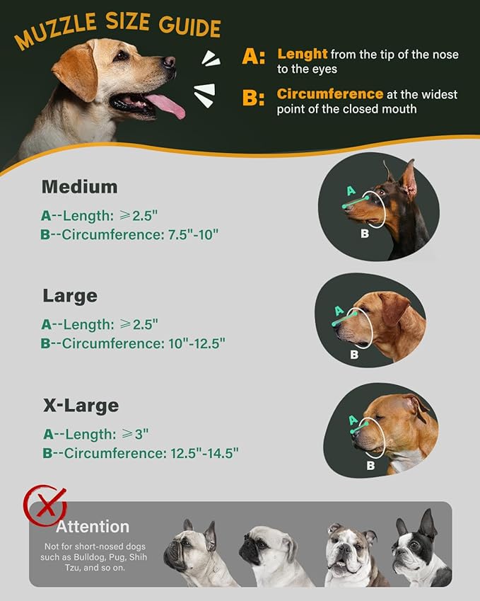 Dog Muzzle, Leather Basket Soft Muzzles Medium Large Breeds, Pitbull Dog Muzzle Amstaff Staffordshire Terrier, German Shepherd Dalmatian Doberman Adjustable (L)