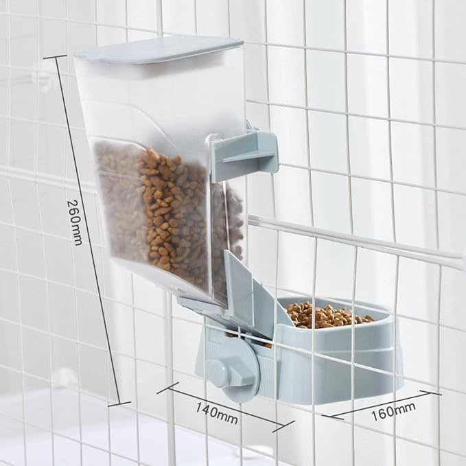 MBETA Cat Bowl Hanging Fixed Anti-Tumble Neck Protection Food Basin cat and Dog Drinking Water Hanging Automatic pet Feeder