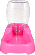 Pet Water Feeder Bowl Pink Smooth Surface Spill Puppies Automatic Water Dispenser Safe Eco Friendly Material Suitable for Home and Pet Shops
