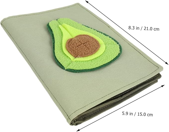 Snuffle Dog Toy for Interactive Nose Work Pet Food Dispensing Polar Fleece Material Engaging Training Mat for Dogs and Puppies Fun Playtime