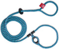 Harness Lead No Pull Dog Harness and Leash Set, Anti Pull Dog Harness, One-Piece Cushioned Rope Safely Prevents Escaping and Pulling *New Insert is Removable (Small/Medium, Purple/Turquoise)