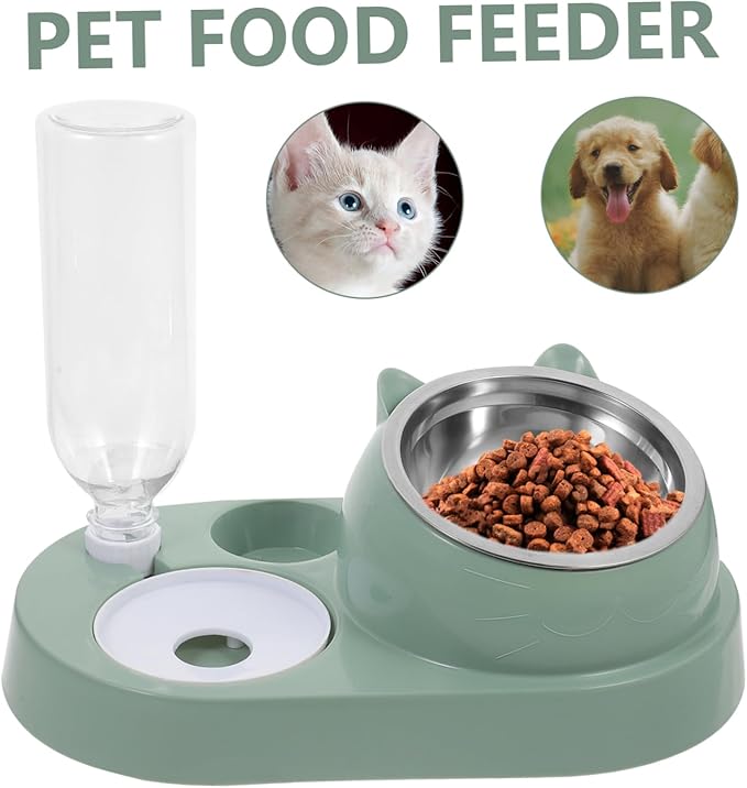 BESPORTBLE Automatic Pet Water Dispenser Dog Food Serving Bowl Pet Feeder for Cats Dogs