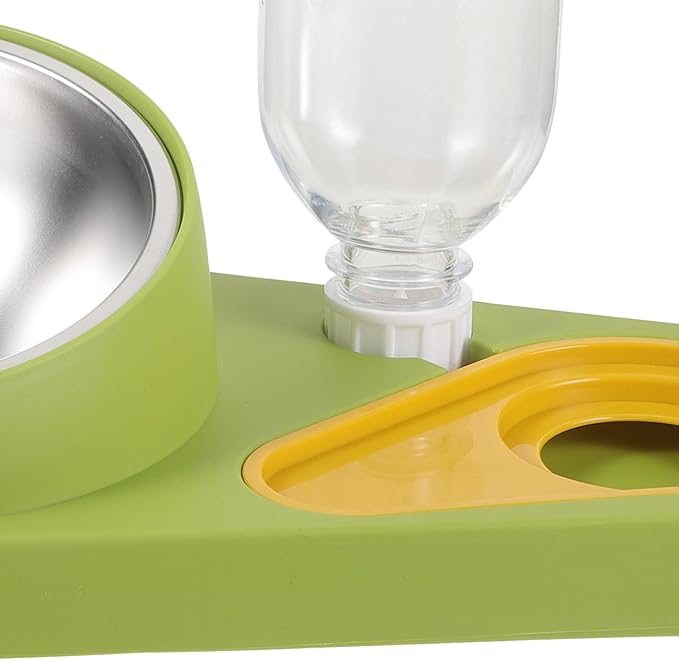 Automatic Pet Feeder with Water Bowl Dog Cat Food Dispenser Lightweight Compact Design Easy to Use for Home Pet Care