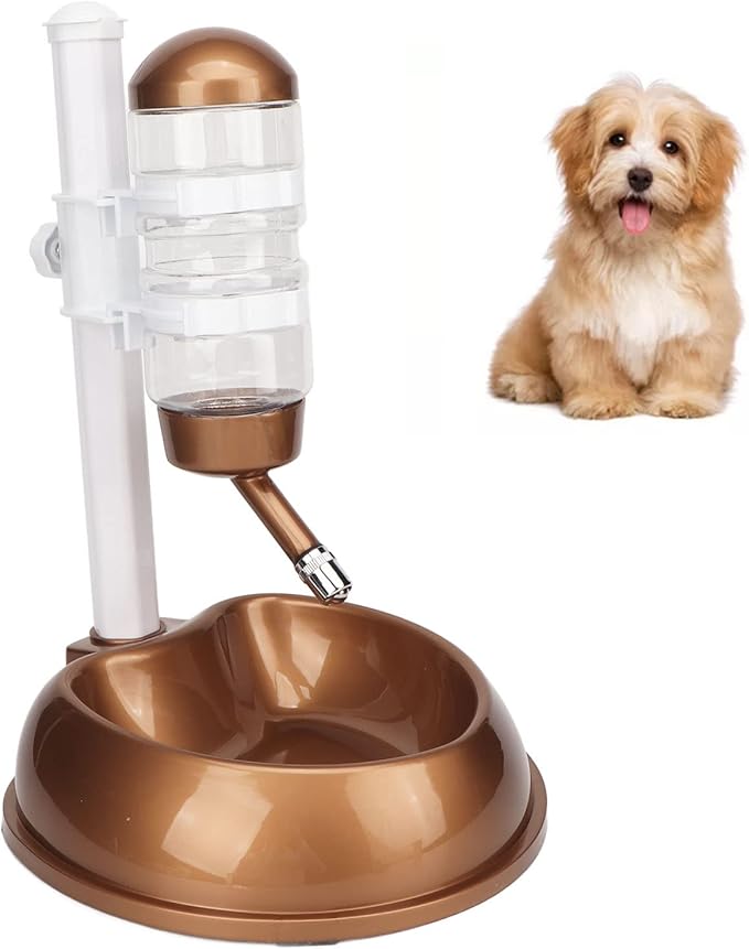 Standing Bowl, Height Dog Feeder, Automatic Lick with Slip Pads, Multifunctional Food and Bowl for Dogs, Includes