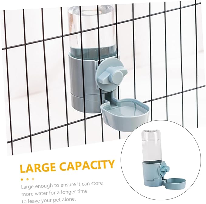 ERINGOGO Pet Hanging Water Feeder Automatic Dog Waterer Height Design Easy Inspect Bottle Lightweight for Cats Dogs and Animals