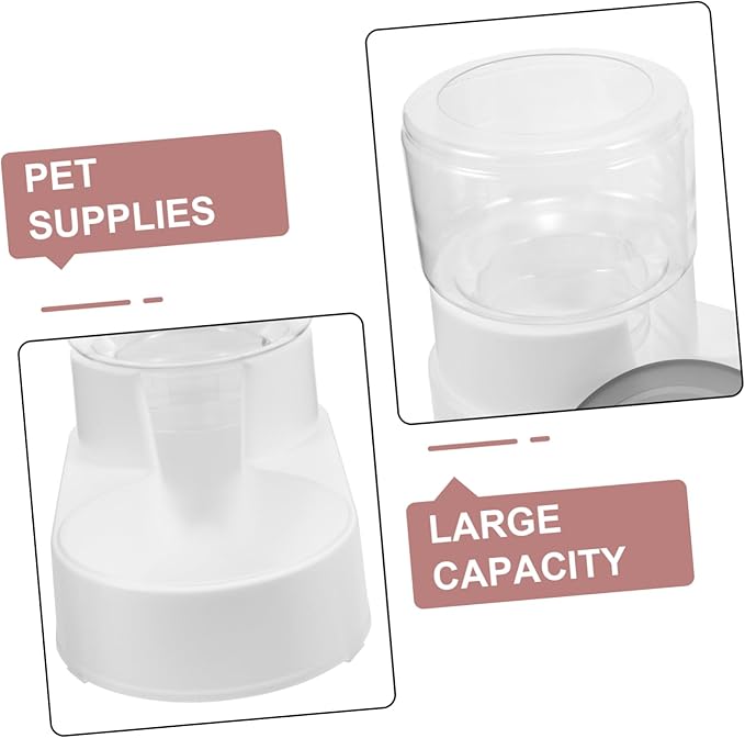 Milisten Automatic Dog Food Feeder Dispenser Pet Feeder for Cats Dogs Compact Design for Home Use for Dry and Wet Food Gentle