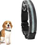 Pet Collar, Dog Training Collar with Night Visibility, 3 Flashing Modes, Rainproof Rechargeable Pet Collar, 500mah Battery, Adjustable Dog Light Collar, Waterproof Dog Collar for Large Dogs