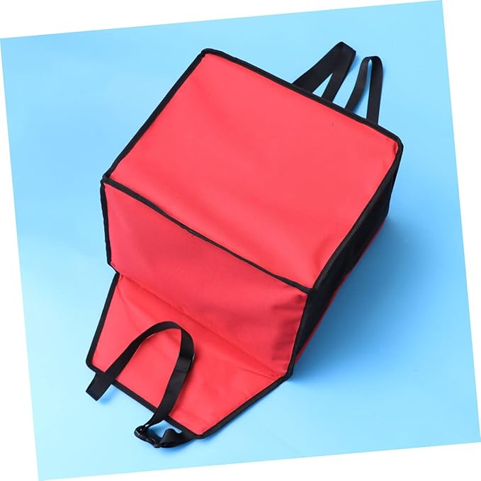 Breathable Mesh Dog Car Seat with Design Safety Leash and Thick Support Rods for Pet Travel Compatible with Harnesses Black Color(Red)