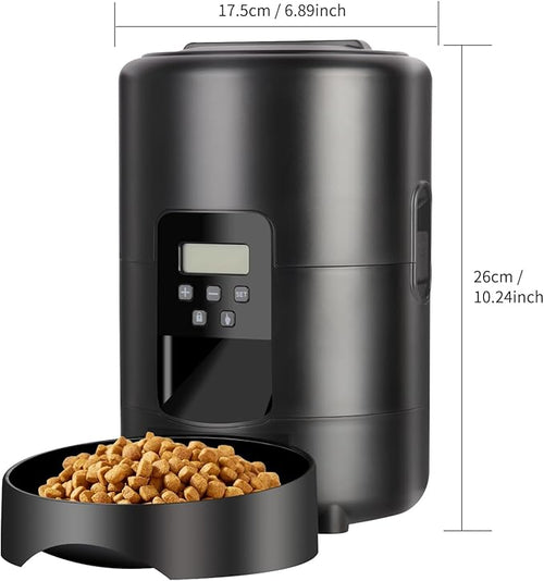 2L Smart Pet Feeder Timing Smart Automatic Pet Feeder for Cats Dog Button Intelligent Dry Food Dispenser Dog Bowl