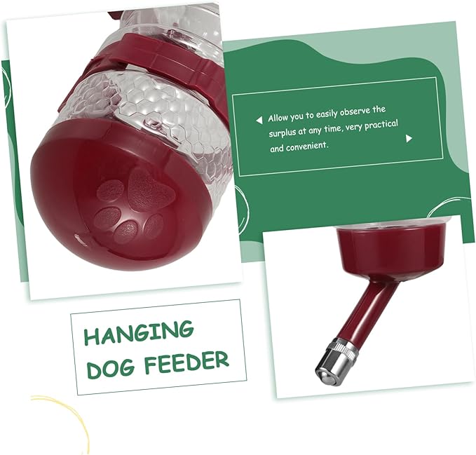 Happyyami Cat and Dog Water Bottle Feeder Compact Pet Cage Accessory Easy to Install