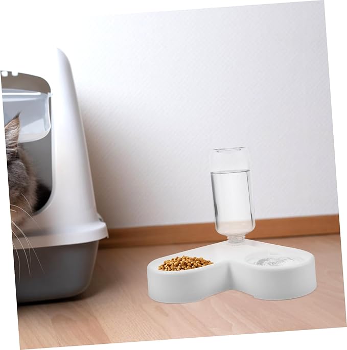 Automatic Pet Water Feeder Love Bowl Feeder for Outdoor Dog Food Dispenser